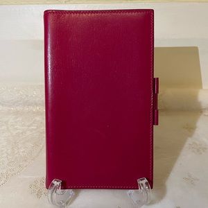 HERMES framboise chevre mysore leather vision agenda cover